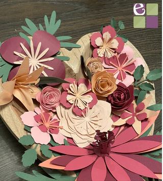 Manualidades con flores de papel, manualidades con flores de papel doblado, manualidades con flores de papel barrilete, 