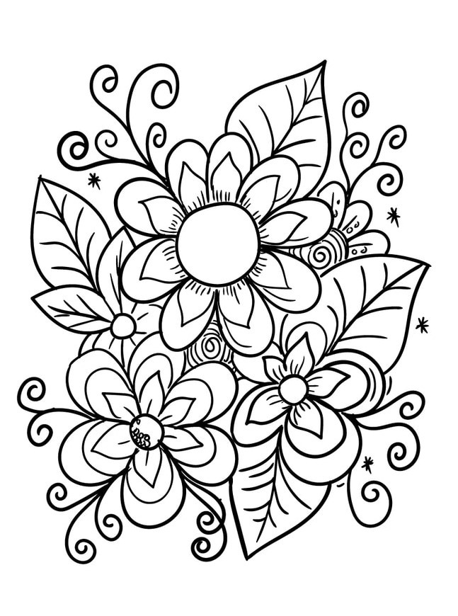 Dibujo De Flores Para, dibujo de flores para colorear, dibujo de flores para imprimir, dibujo de flores para colorear e imprimir, dibujo de flores para pintar, dibujo de flores para bordar, 