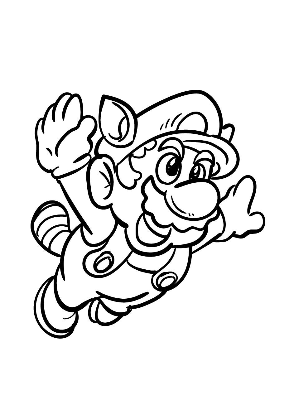 para colorear de Super Mario Bros, Super Mario Bros, Super Mario, 