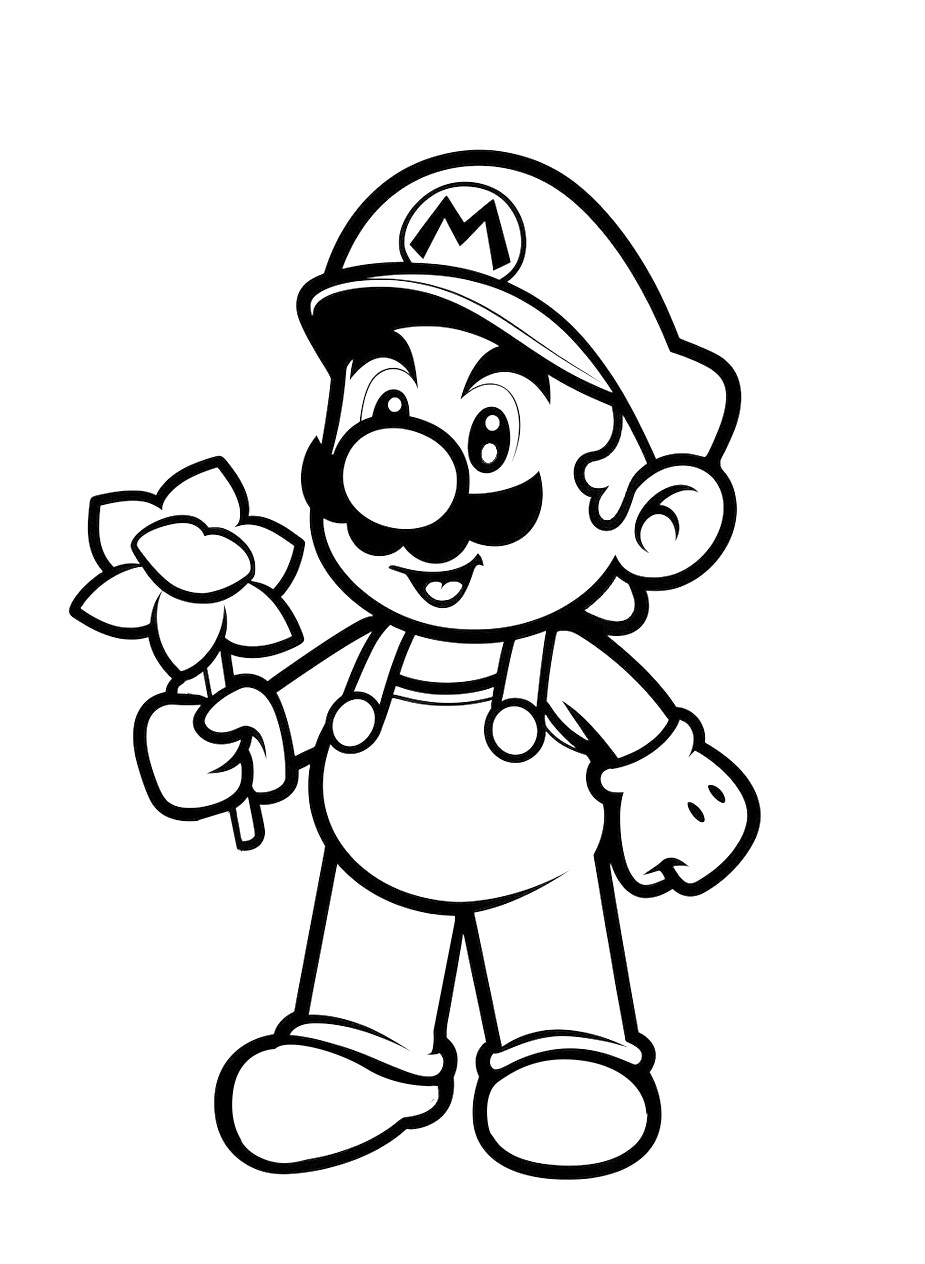 para colorear de Super Mario Bros, Super Mario Bros, Super Mario, 