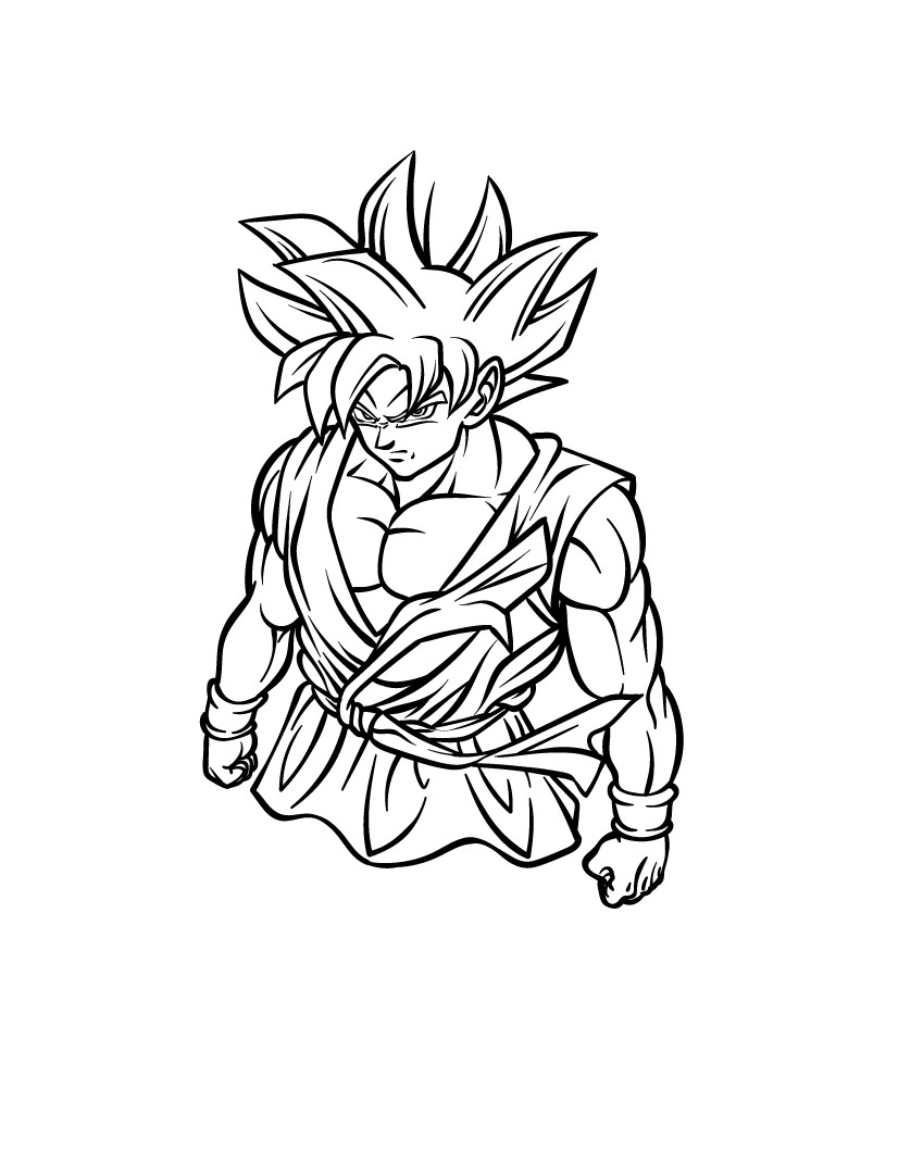 dibujar son goku, cómo dibujar son goku, como dibujar son goku facil,