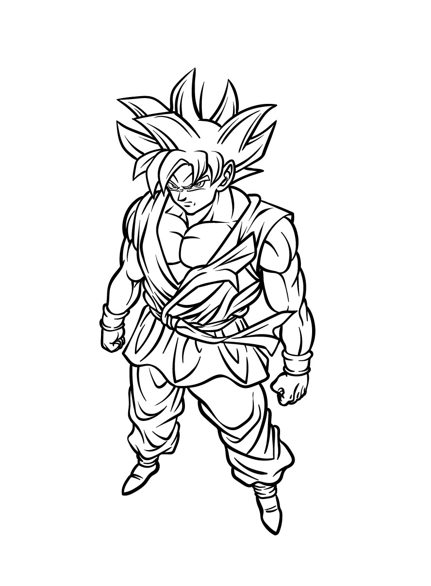 dibujar son goku, cómo dibujar son goku, como dibujar son goku facil,