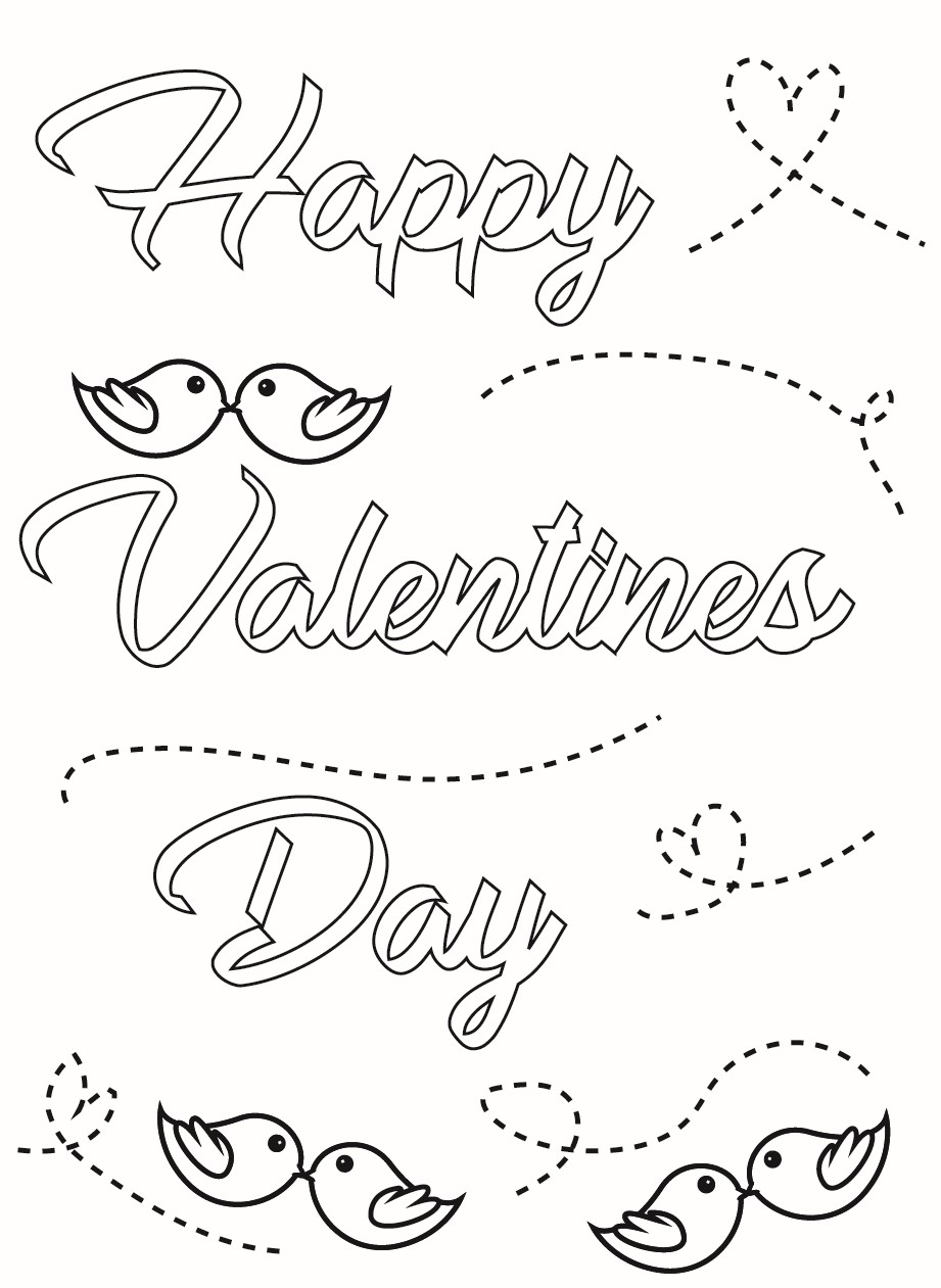 Dibujos para colorear del día de San Valentín