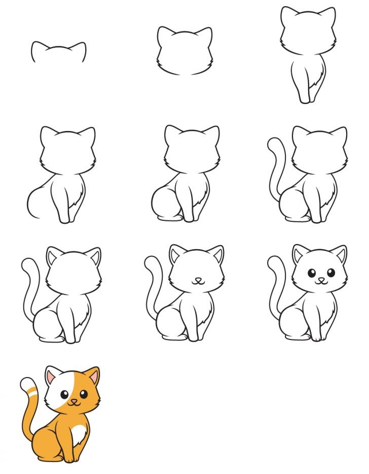 Drawing Kitten in 10 Easy Steps 728x1019 1