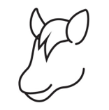 dibujar un unicornio, unicornio en solo 9 sencillos , ¡comencemos!, crea un contorno de la cabeza del unicornio, 
